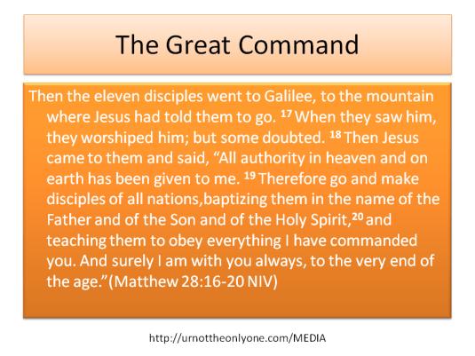 Our greatest act of love for mankind is to share the Gospel of Jesus Christ with them.