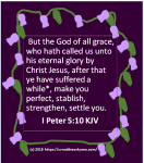 but eh god of&nbsp;grace